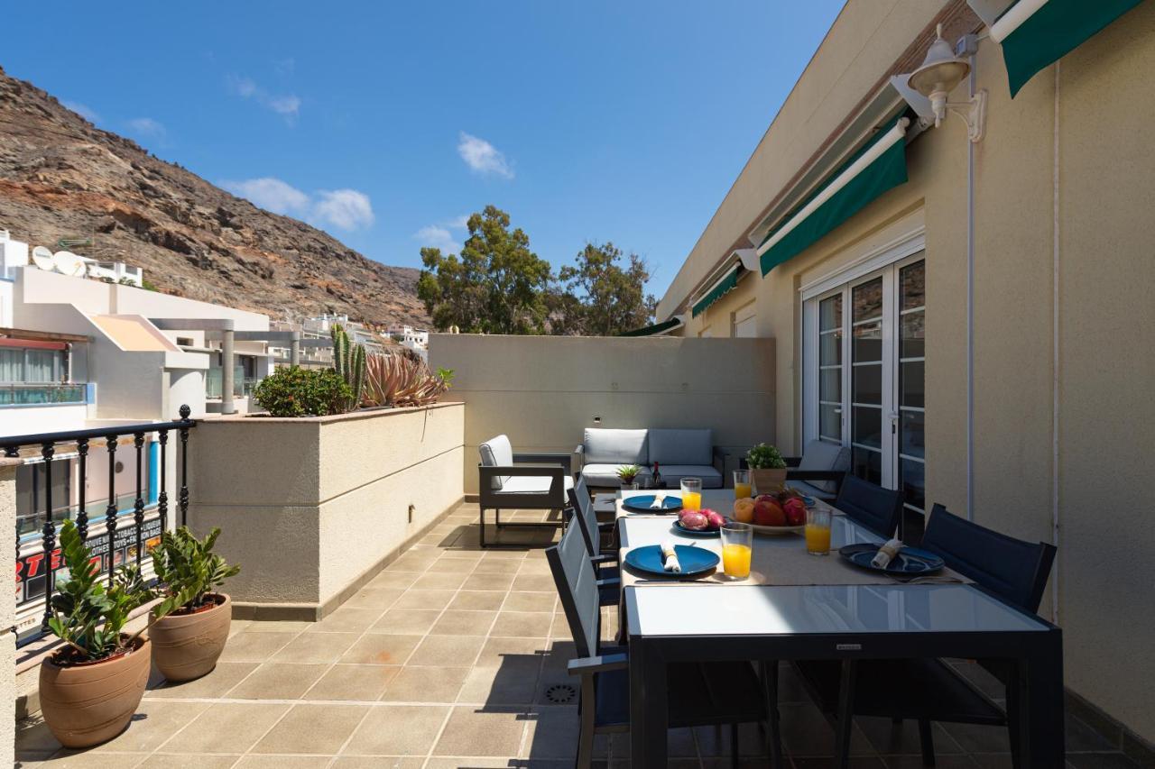 Ferienwohnung Amarre Moon Puerto De Mogan Exterior foto